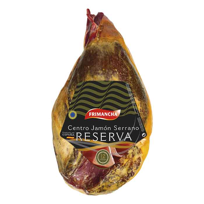 Centre de Jambon Serrano « Reserva » coupé en V