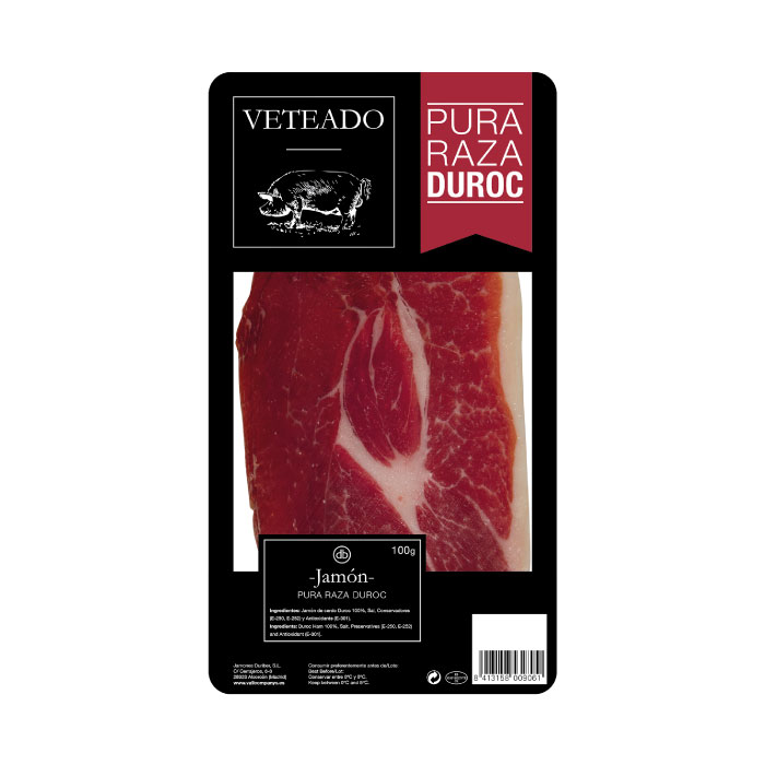 Jamón 100% Duroc L-100 g