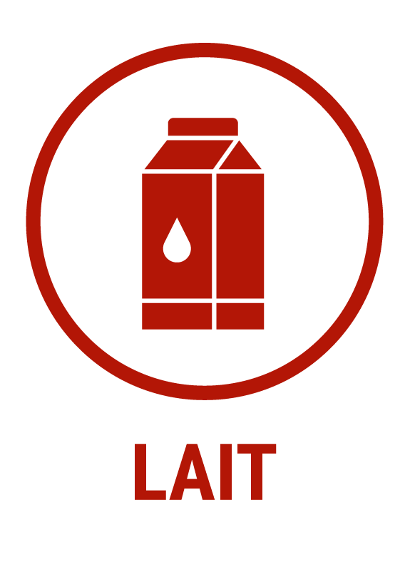 Contains lait